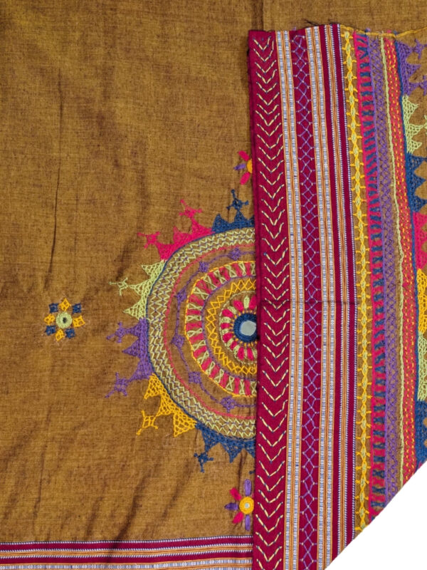 Mustard Lambani Blouse Piece
