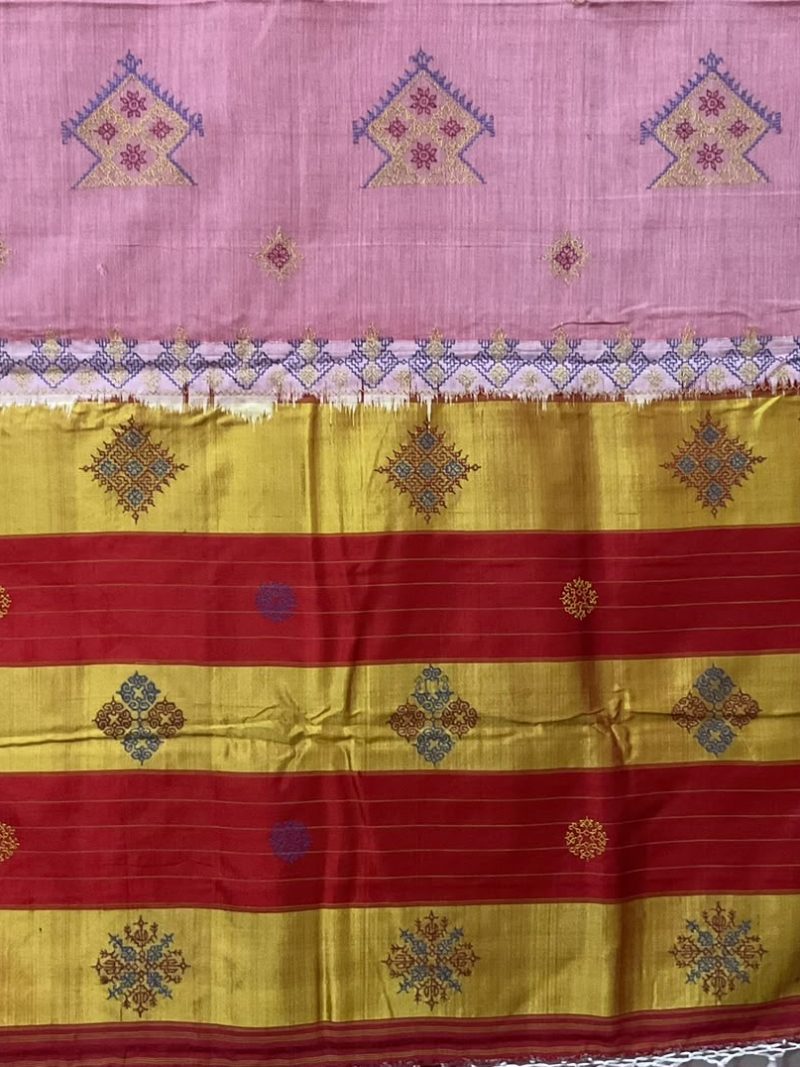 Pink Kasuti Saree