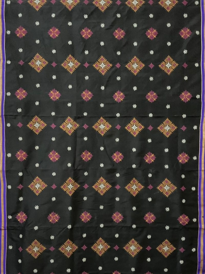 Black Kasuti Handloom Silk Saree