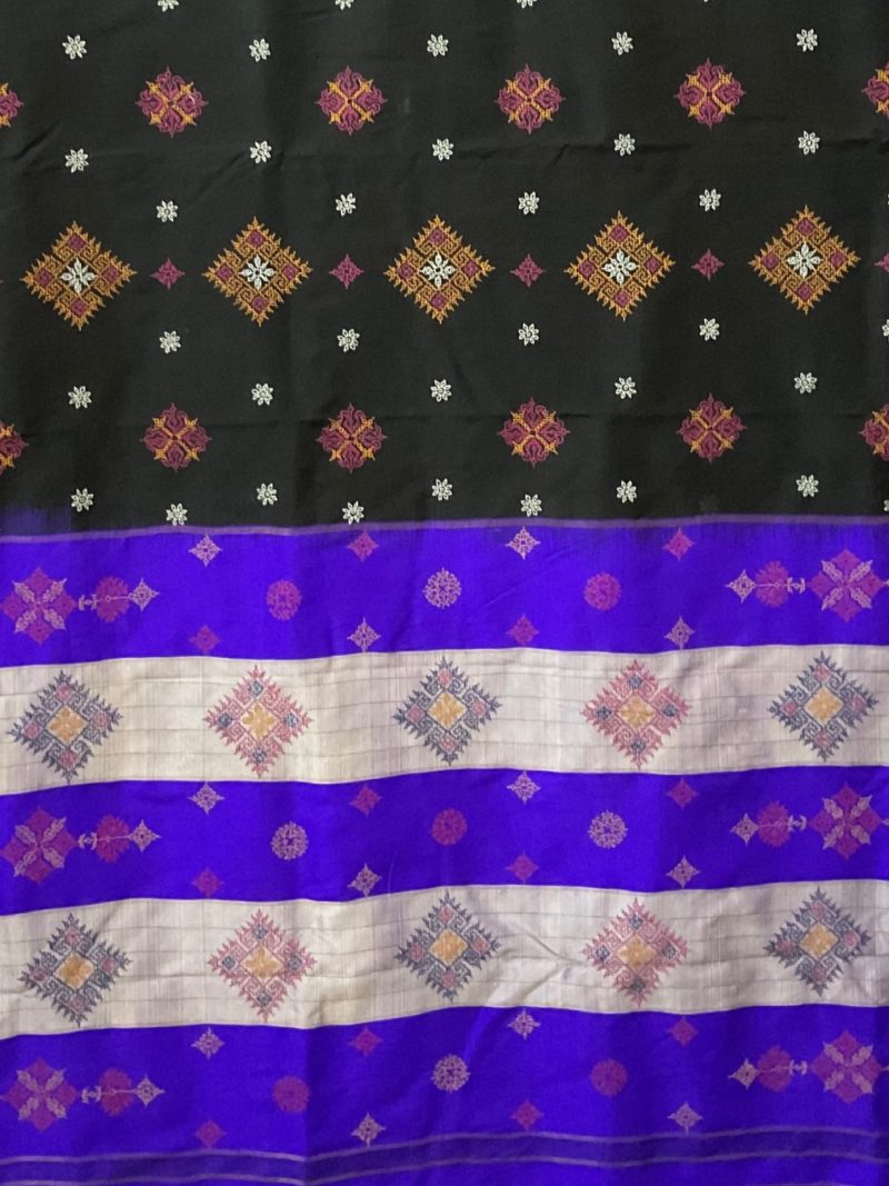 Black Kasuti Handloom Silk Saree