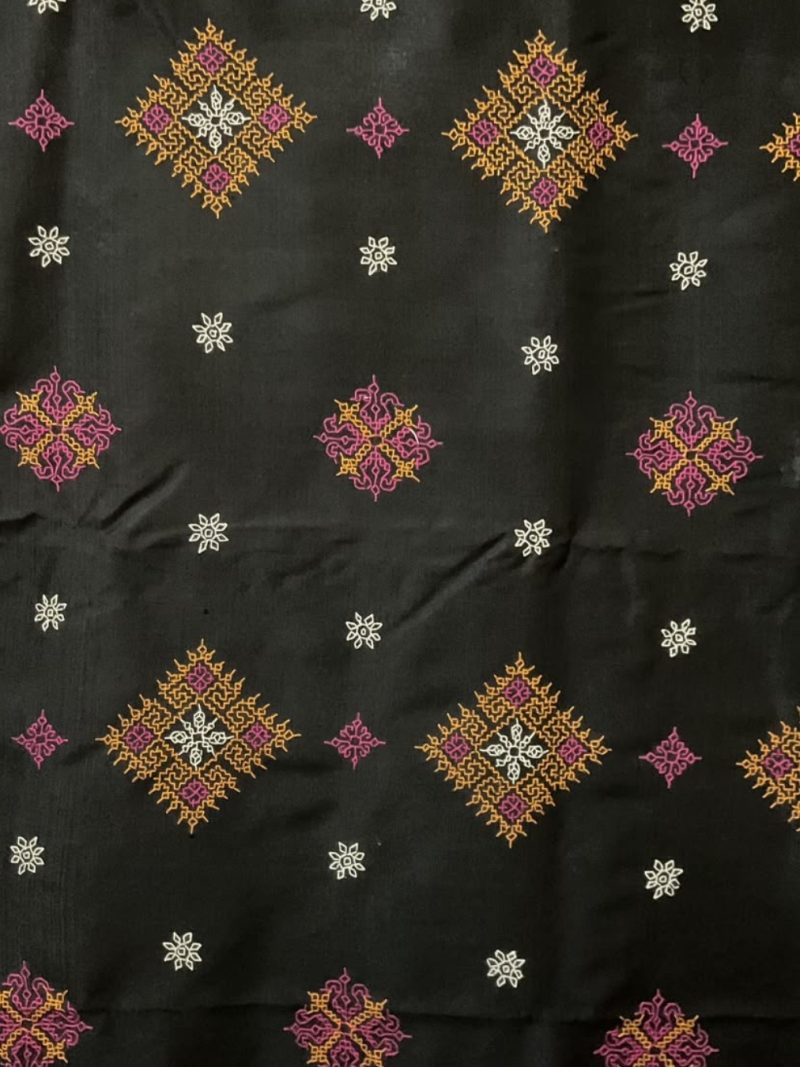 Black Kasuti Handloom Silk Saree