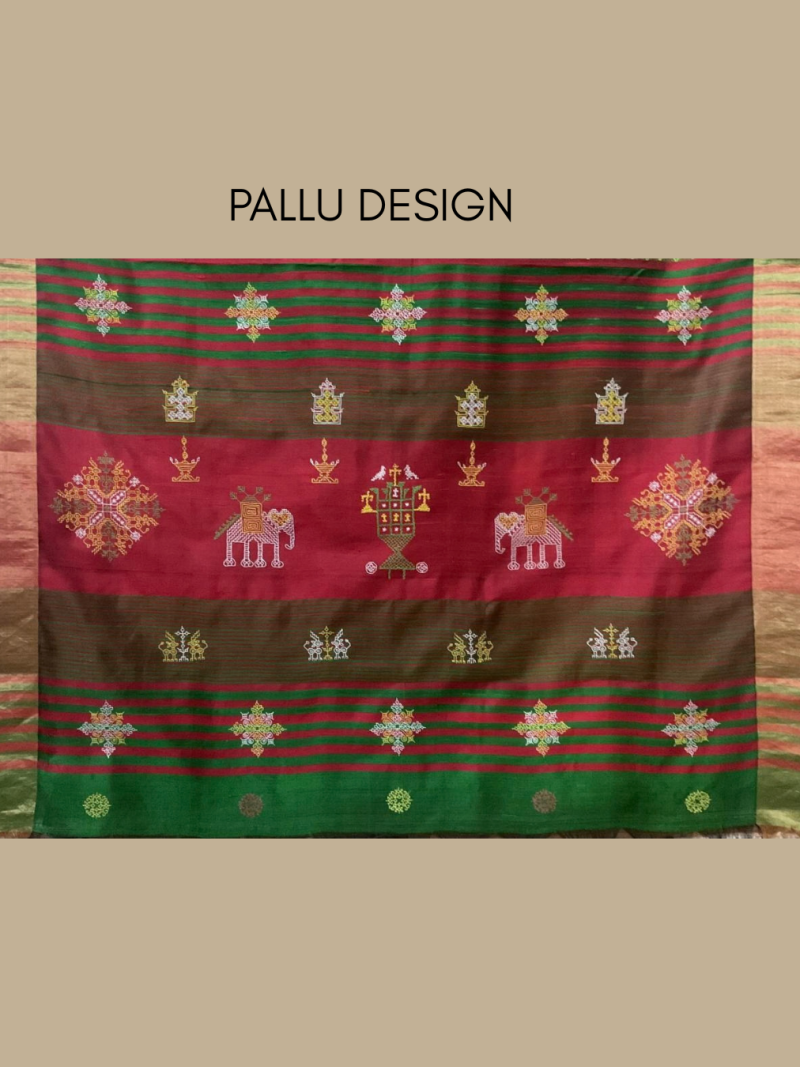 Green Kasuti Silk Saree