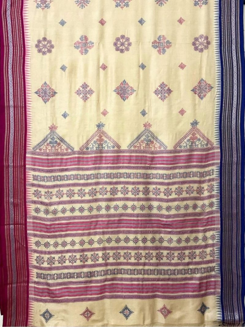 Vidharbh Tussar Kasuti Saree
