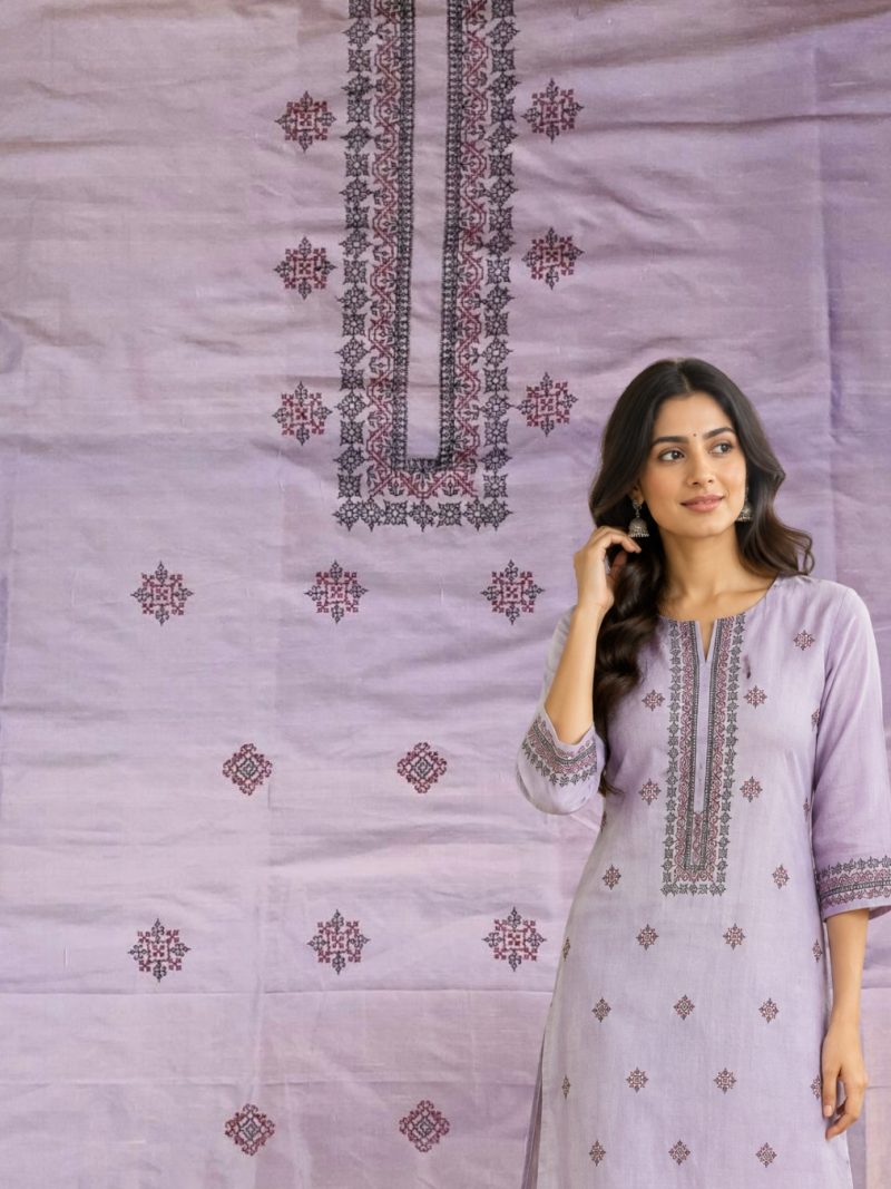 Kasuti Silk Kurta Piece