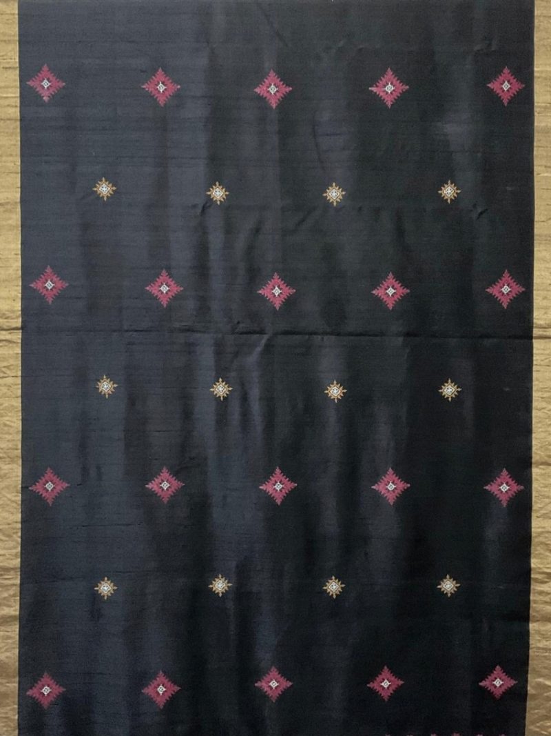 Black Silk Kasuti Saree