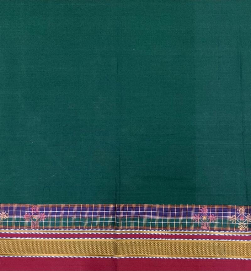 Green Cotton Blouse Piece