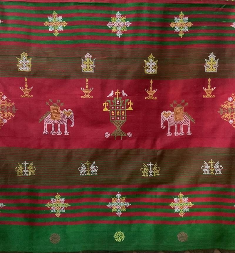 Green Kasuti Silk Saree