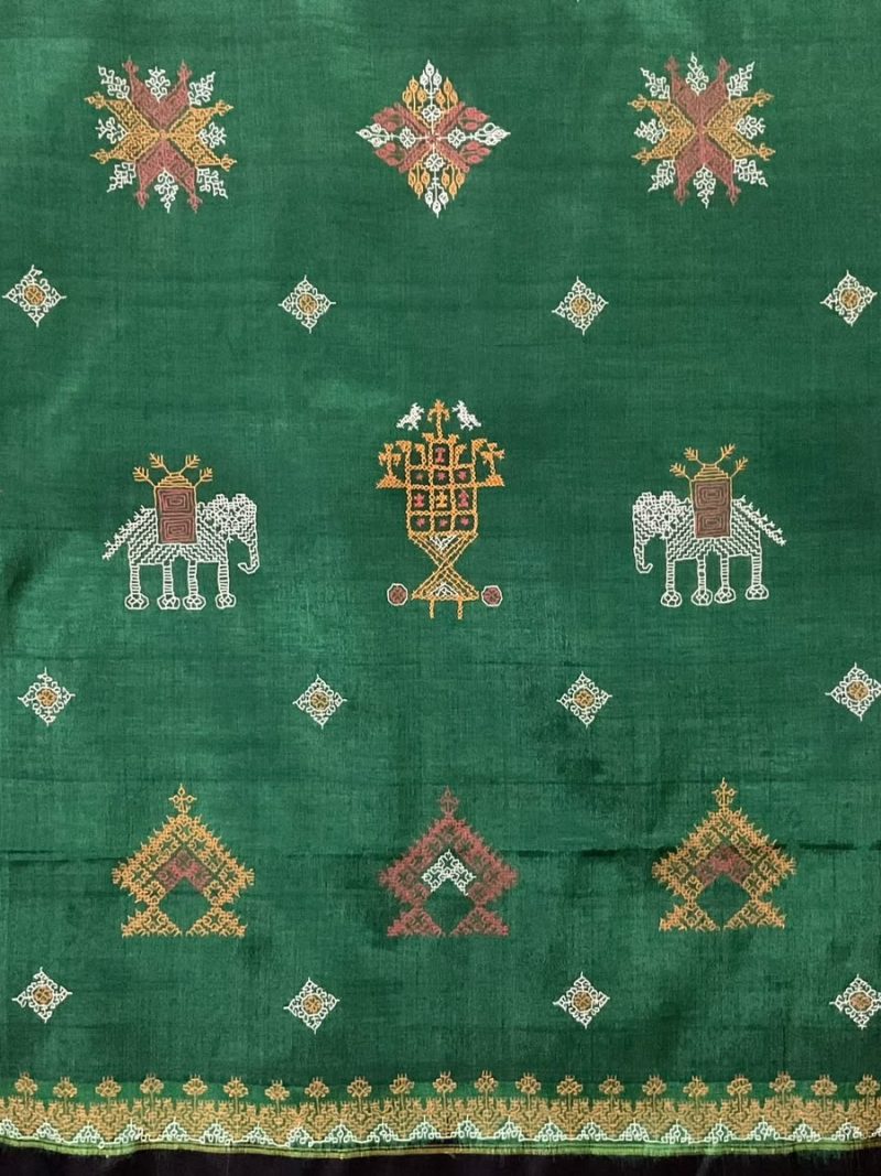 Green Kasuti Saree