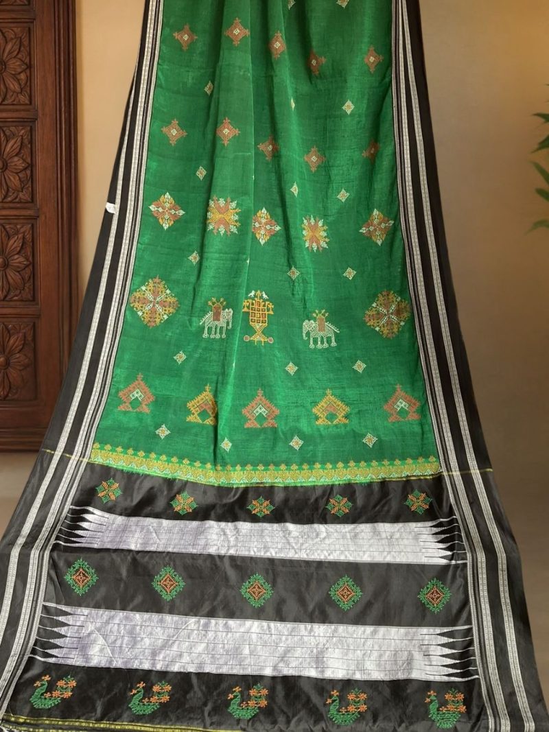 Green Kasuti Saree